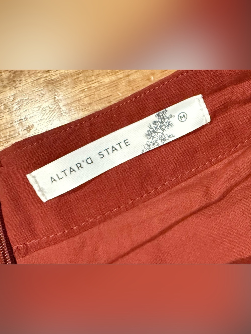 Altar'd State Grace Midi Skirt Size Medium - Picture 4 of 9